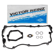 victor reinz bmw e90 318i valve cover gasket set, close up of victor reinz valve cover gasket for bmw, packaging of victor reinz gasket set Victor Reinz BMW 3 Series E90 318i Valve Cover Gasket - Premium Quality for Car Owners and Automotive Technicians | 2-Piece Set Victor Reinz BMW E90 318i Valve Cover Gasket victor-reinz, bmw-gasket-set, valve-cover-gasket, automotive-parts, car-maintenance, e46, gasket-replacement, n46-engine, bmw-3-series, ai-generated