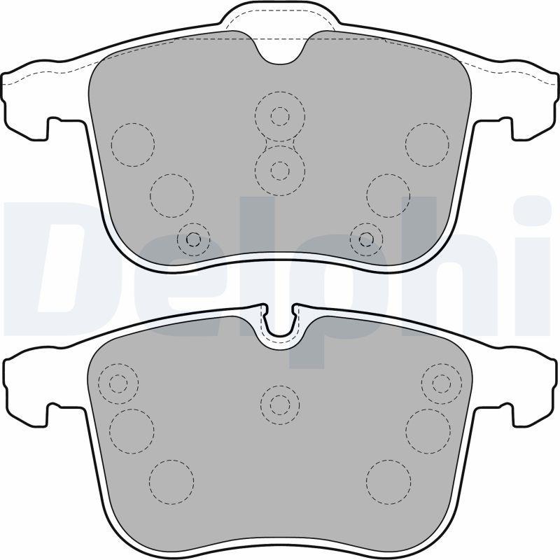 Delphi LP1783 Brake Pad Front Vectra.C 3.2 V6 *Z32se* — Brake Pads