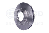 HELLA Pagid Brake Disc Set - Front Ventilated Disks for Hyundai Starex 2.5 TCi — Brake Rotors & Drums