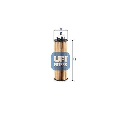 Ufi 25.EVO.00 Oil Filter Arteon Caddy Golf VIII Passat Tiguan Touran T-Roc A3 Q2 Q3 Ateca Leon Tarraco Karoq Ko — Oil Filters