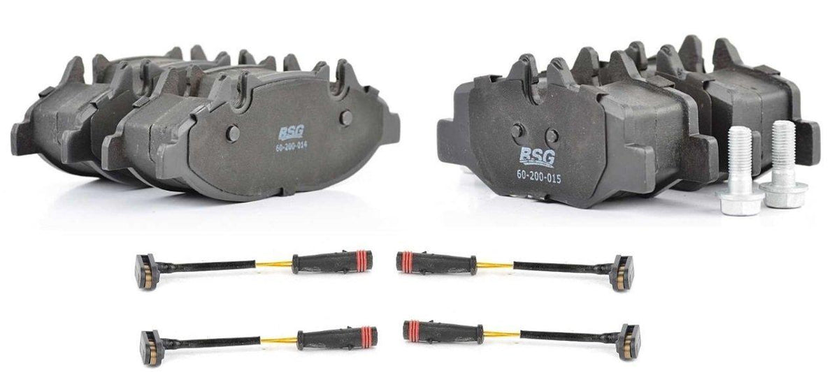 Bsg Mercedes Vito W639 Front Ve Rear Brake Pad Set