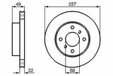 BOSCH 0986478567 Front Brake Discs 200Sx (S13) for Almera Classic & More — Brake Rotors & Drums