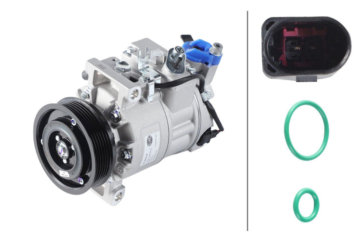 Hella 8FK366201-821 A/C Compressor VW A4 02-> A6 2004