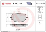 brembo-p50148-brake-pads-mercedes-w118-w177-w247, high-performance-brake-pads-for-mercedes-sport-type BREMBO P50148 Brake Pads - Sport Type for Mercedes W118, W177, W247 | 113mm Width BREMBO P50148 Brake Pads for Mercedes W118 | High Performance brembo, brake-pads, mercedes, sport-type, automotive, car-owners, mechanics, high-performance, ai-generated, braking-system
