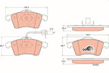 TRW GDB1391 Front Brake Pad - VW Transporter Users — Brake Pads