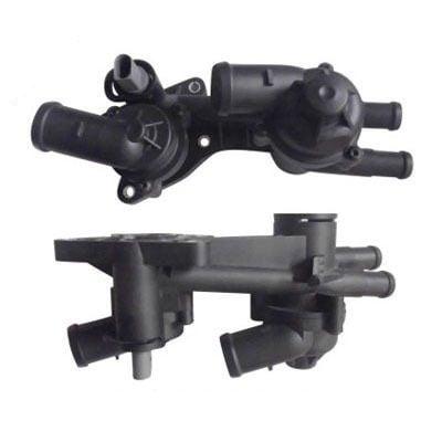 TOPRAN Thermostat Housing for Volkswagen Golf 5 — Water Pump & Thermostat