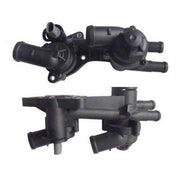 topran 116767001 thermostat housing for volkswagen golf 5, vw golf 5 thermostat housing installation view TOPRAN Thermostat Housing for Volkswagen Golf 5 | 1.4 TSI 2004-2008 TOPRAN 116767001 Thermostat Housing for VW Golf 5 topran, thermostat-housing, volkswagen-golf, vw-golf-5, car-repair, engine-parts, automotive, vehicle-accessories, car-owners, ai-generated