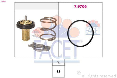 FACET 7.8822 — Water Pump & Thermostat