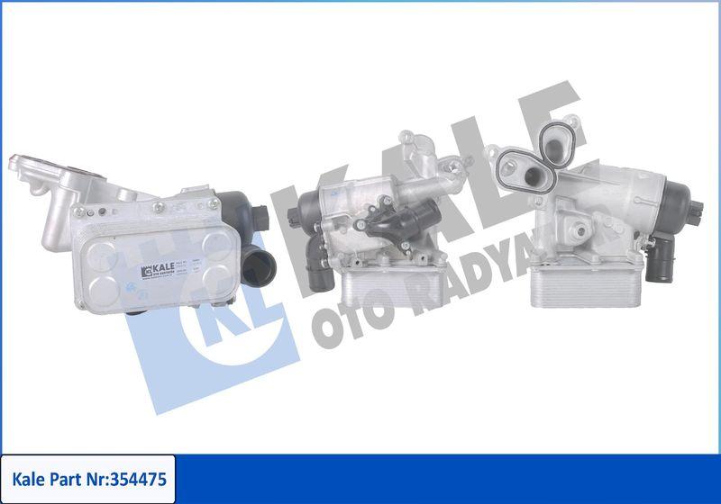 Kale 354475 Oil Cooler Complete (Housing + Cooler) Nissan X-Trail Primastar Opel Vivaro Renault Traffic II Koleo — Oil System