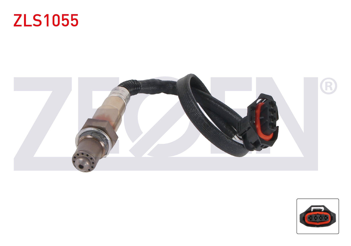 Zegen ZLS1055 Lambda (Oxygen) Sensor 300 mm Opel Astra J 1.6 T (A16let) 2009-2016 / Corsa D 1.6 (A16ler-B — Oxygen & Air-Fuel