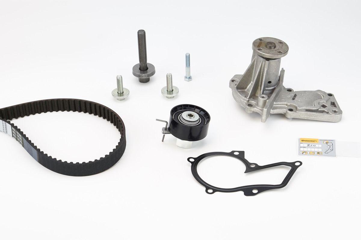 CONTINENTAL CTAM CT881WP3 Timing Belt Kit Water Pump Ford Courier 1.6 01-14 — Water Pump & Thermostat