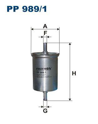 Filtron PP989/1 Fuel Filter Fortwo Coupe (450) 04 > 07 — Fuel Delivery