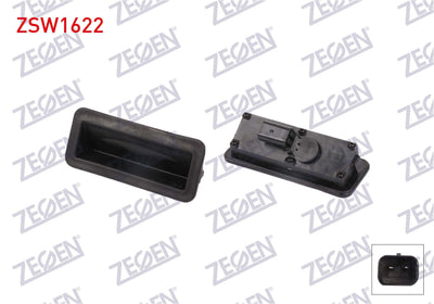 Zegen ZSW1622 Trunk Lock Butonu Ford Fiesta VI 2012-2017 / Focus II 2004-2011 / Kuga I 2008-2013 / — Handles, Locks & Latches
