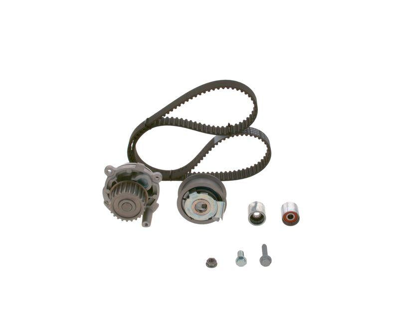Bosch 1987946407 Timing Belt Kit with Water Pump Golf V/VI Jetta III Passat Touran A1-A6 Leon Octav — Water Pump & Thermostat