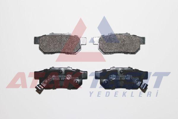 AP 05P1425 Brake Pad Rear with Wear Indicator Honda Civic IV 1.4i 1987-1993 / Civic IV 1.5i 1987-1993 / Accord IV (Cb) 2.0i 16V 1990-1993 / Jazz IV (Gk) 1.3 2016-/ Rover 25 (Rf) 1.6 16V 1999-2005 / Rov