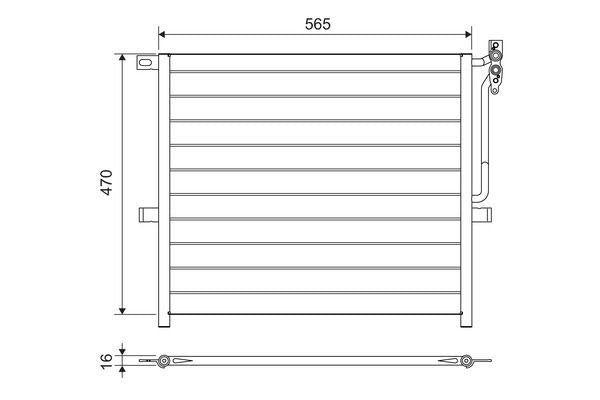 VALEO Kondenser for BMW 3 E46 (E) Klima — Condensers & Evaporators
