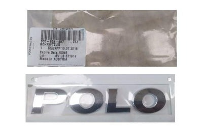 Volkswagen Polo Rear Trunk Emblem - Original Model Decal 2015-2018 — Glass & Trim