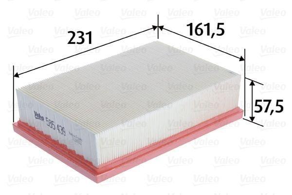 vale-air-filter-opel-mokka-chevrolet-trax, auto-air-filter-VALEO-585439 VALEO Air Filter - Superior Filtration for Opel Mokka and Chevrolet Trax | 231mm x 162mm x 43mm VALEO Air Filter for Opel Mokka & Chevrolet Trax air-filter, valeo, opel-mokka, chevrolet-trax, car-maintenance, car-owners, mechanics, filter