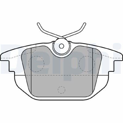 Delphi LP1472 Rear Brake Pad Coupe Marea Weekend Tempra Tipo 2,0Ie 16V — Brake Pads