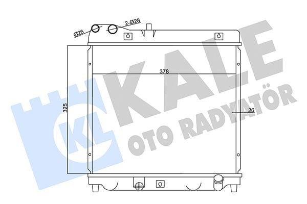 KALE Radiator - 2004 Jazz 1.2Di-Dsi-1.3 — Radiators & Fans