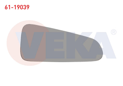 Veka 61-19039 Mirror Glass Left Mechanical Lower Ford Transit Custom (V362) 2012 — Mirrors