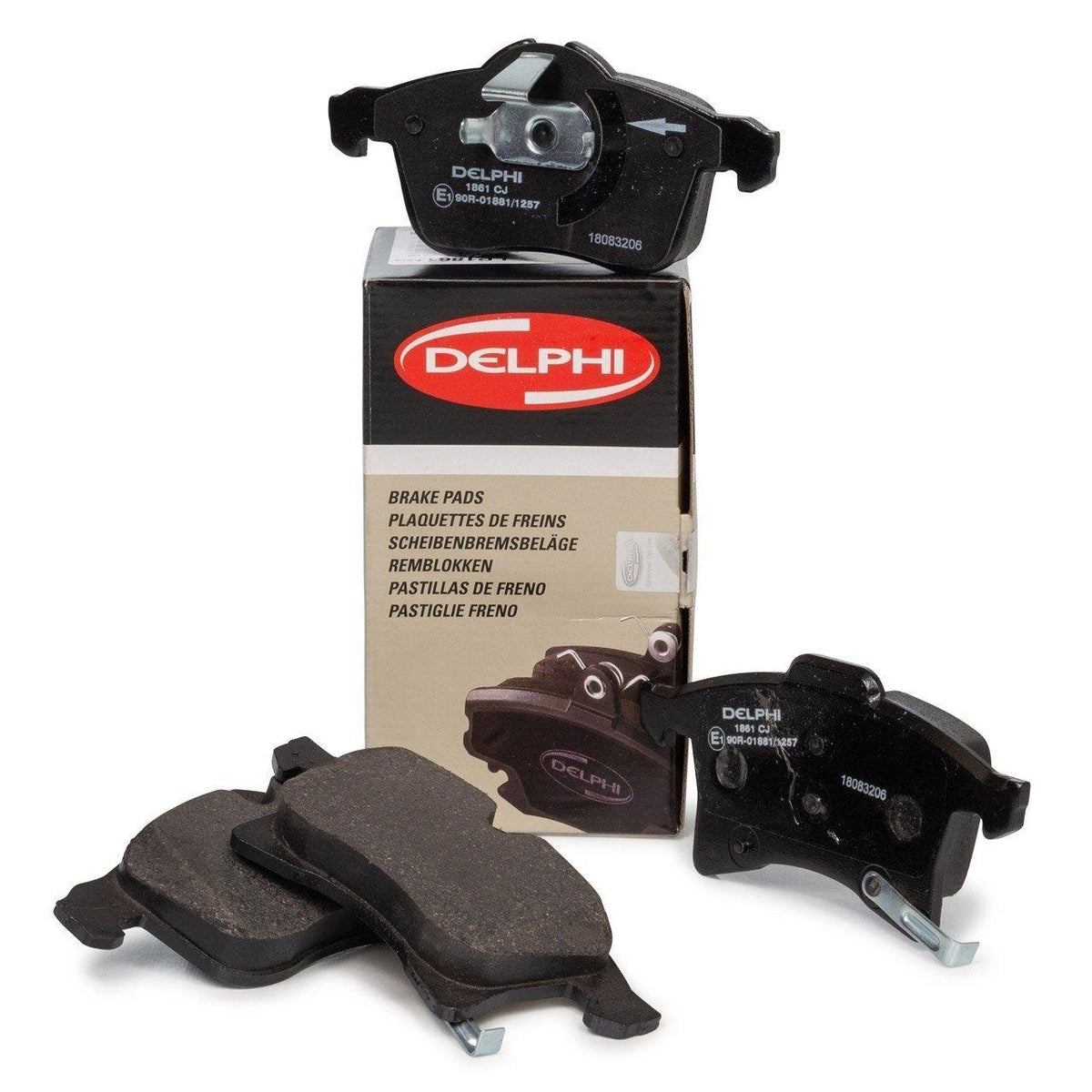 Delphi Front Brake Pad Set for Opel Astra H — Brake Pads