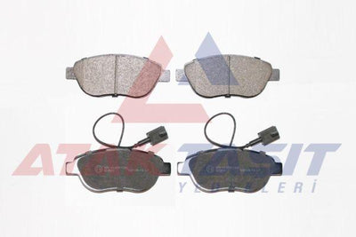 AP 05P1657 Brake Pad Front Pair with Connector Fiat Doblo 1.3 Mjt 90 Hp 2010-/ G.Punto 1.3 Mjt 2005-2012 / Linea — Brake Pads