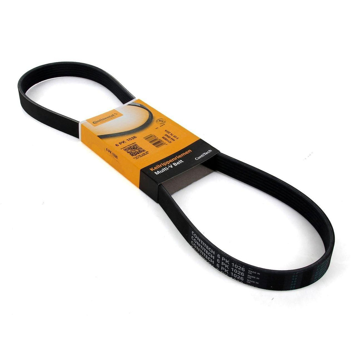 CONTINENTAL CTAM 6PK1026 - Volkswagen Golf 7 2013-2017 CLH Motor V Belt — Belts