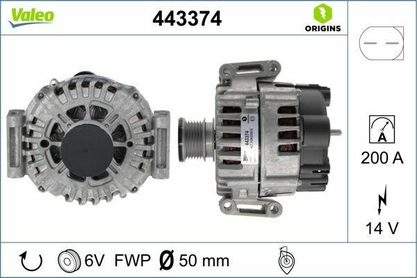 VALEO 443374 — Starting & Charging
