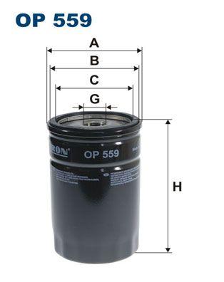 Filtron OP 559 Oil Filter BMW E30 M20 — Oil Filters