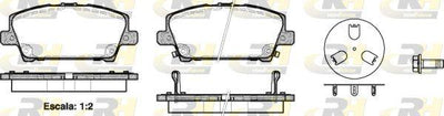 ROADHOUSE 21205.02 Brake Pad Civic VII 01 > 06 Xx — Brake Pads