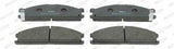 FERODO FVR641 Front Brake Pad - Disc Brake Solution for Nissan D22 Td25 and Urvan — Brake Pads