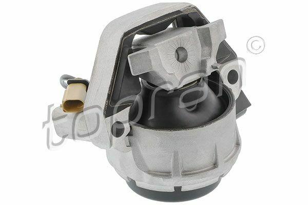 topran motor mount for audi, left side motor mount top view, electric switchable hydraulic mount TOPRAN Motor Mount - Audi Electric 2 Pin for Reliable Performance | Left Side TOPRAN Motor Mount - Audi Electric 2 Pin motor-mount, audi-parts, topran, engine-support, hydraulic-mount, car-repair, automotive-accessory, engine-vibration, replacement-part, ai-generated