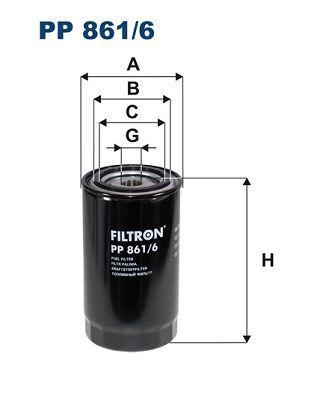 FILTRON PP8616 Fuel Filter - Iveco Eurocargo I-III 75-320 — Fuel Delivery