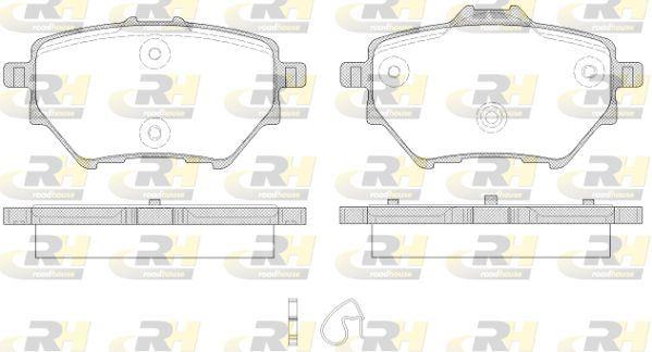 ROADHOUSE 21562.00 Brake Pad Rear 268 mm Grandland X Combo E 5008 Rifter 308 II 3008 508 II Berlingo C4 Picasso — Brake Pads