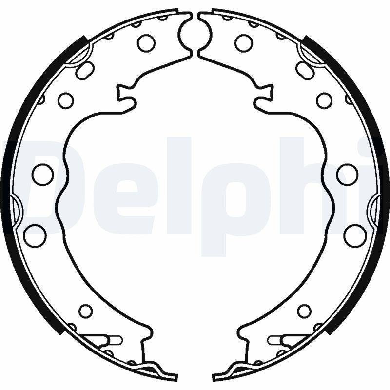 Delphi LS2125 Brake Pabucu Subaru BRZ Legacy V Toyota GT 86 Coupe 2.0 12-14