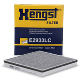 HENGST Cabin Air Filter E2933LC - Active Carbon Filter — Air & Cabin Filters