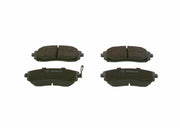 bosch brake pad set for forester and impreza, technical specifications of bosch brake pads, bosch brake pads installed in a car BOSCH Brake Pad Set - Premium Quality for Subaru Forester & Impreza | 16.8 mm Thickness BOSCH Brake Pad Set for Subaru Forester & Impreza bosch, brake-pads, subaru, forester, impreza, car-accessories, automotive-parts, mechanic-tools, auto-parts, ai-generated