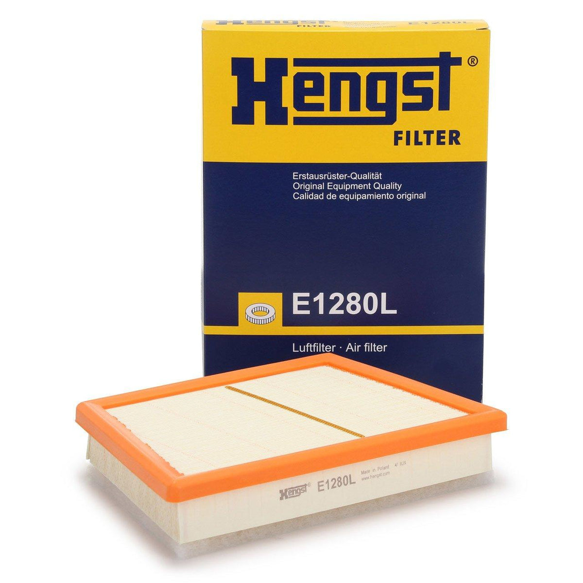Hengst E1280L Mini Cooper F55-F56 Body Air Filter — Air & Cabin Filters