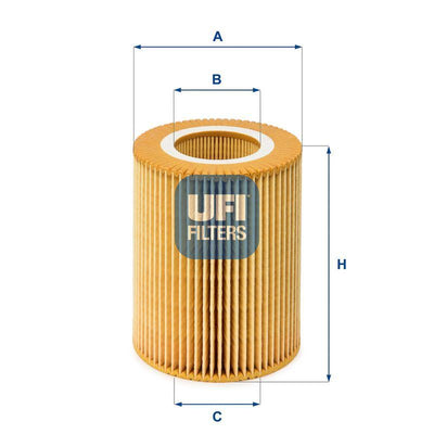 Ufi 25.004.00 Oil Filter BMW E36 E46 E38 E39 E60 E65 E83 E53 Z3 E36 Z4 E85