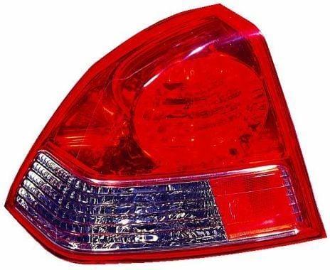 DEPO Stop Lamp Right - Red White Bulb Holder for Honda Civic Sedan 2003-2005 — Tail, Signal & Reflectors