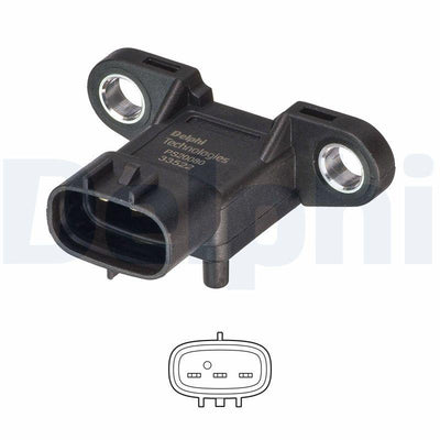 Delphi PS20080-12B1 Map Sensor Auris/Avensis/CHR/Corolla/Yaris 1.33-1.8 07-18 — Engine Management Sensors
