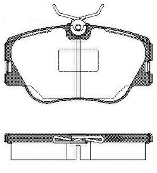 MGA 56309 Brake Pad Front (Mercedes W124) 2094102 — Brake Pads