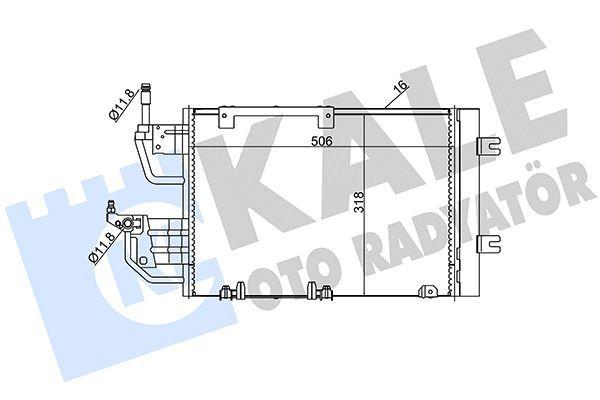 KALE Climate Radiator Condenser for Astra H (1.3D-1.7D) - Durable Aluminum — Condensers & Evaporators