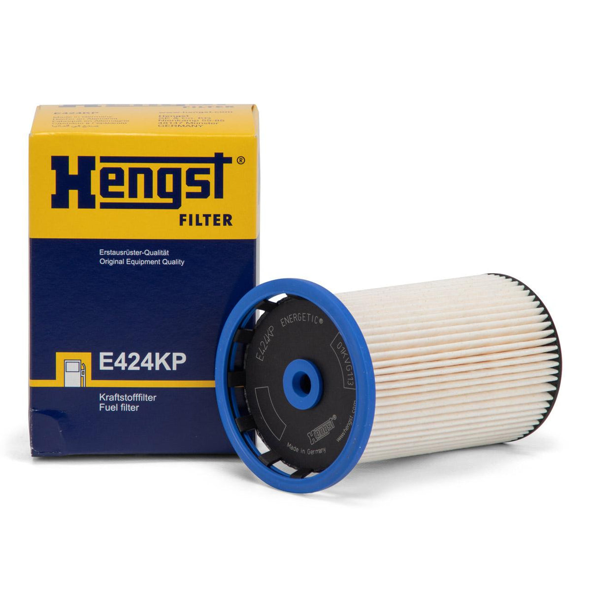 Hengst E424KP Fuel Filter VW Passat Tiguan Q3 Cffa-Cffb-Cayc 1.6 TDI-2.0 TDI 10-
