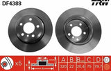 TRW DF4388 Rear Brake Disc for BMW X3 E83 (2004-2011) — Brake Rotors & Drums