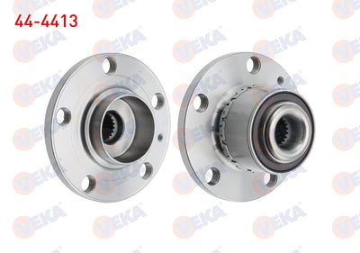Veka 44-4413 Wheel Hub Left-Right Front with Bearing Volkswagen Polo (9N_) 1.2i 5 Lug ABS with Sensor 2001-2 — Hub Assemblies
