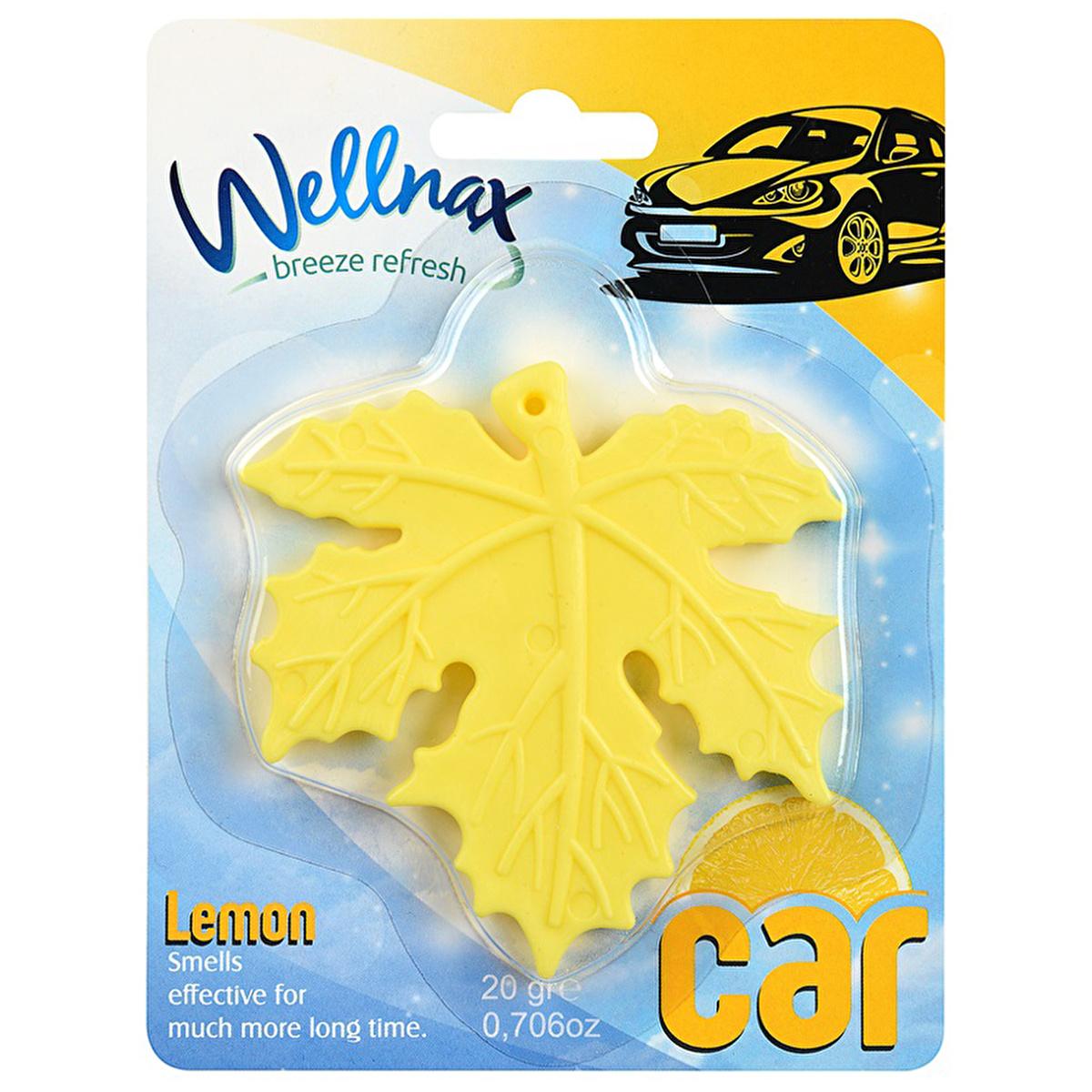 Wellnax Silicone Leaf Car Freshener - Lemon Scented — Air Fresheners
