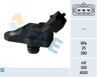 FAE 15053 Intake Manifold Pressure Sensor Opel Astra G/Vectra B 2.0D Y20DTH Y22DTR