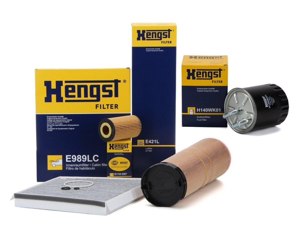 Hengst Mercedes W211 E200 - E220 CDI Scheduled Service Filter Set — Maintenance & Service Kits